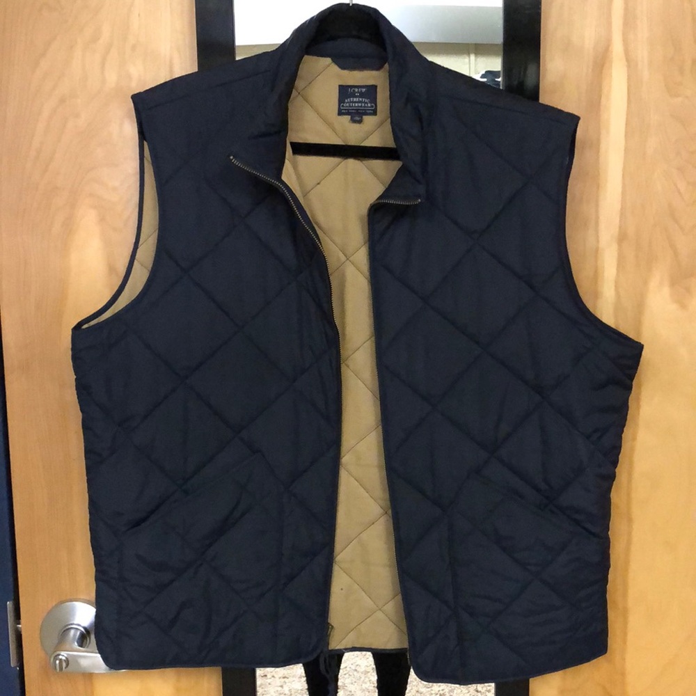 JCrew Navy Vest